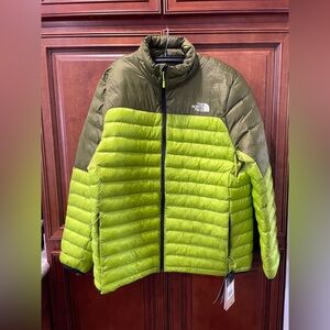 NORTH FACE TERRA PEAK JACKET MENS Large NWT MEADOW GRASS/FOREST OLIVE